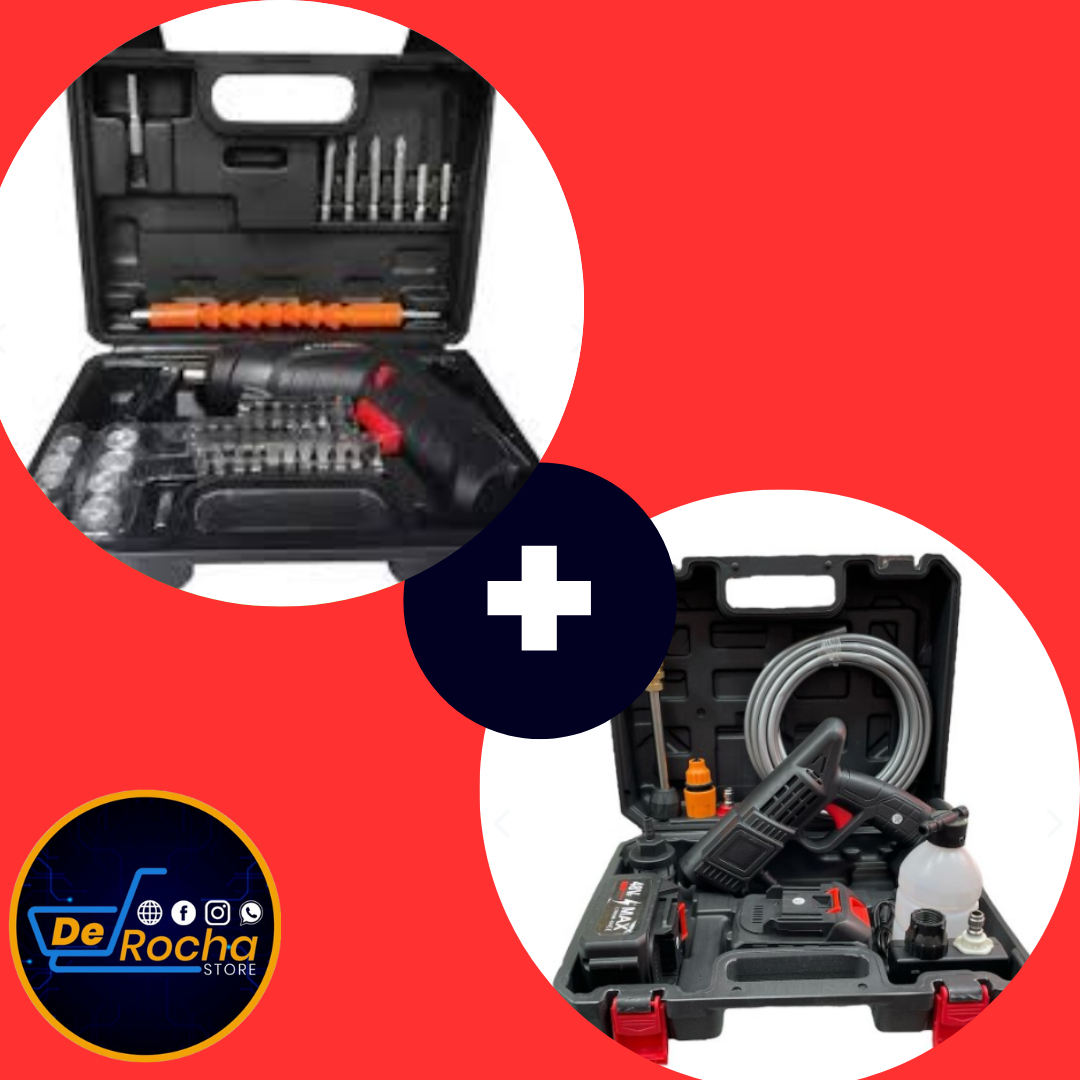 Combo hidrolavadora+destornillador elect